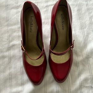 Kellie &Katie patent leather Red Maryjane’s size 8 1/2.